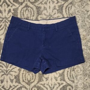 Uniqlo Women's High Waist Blue Shorts